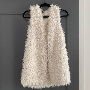 Faux fur vest